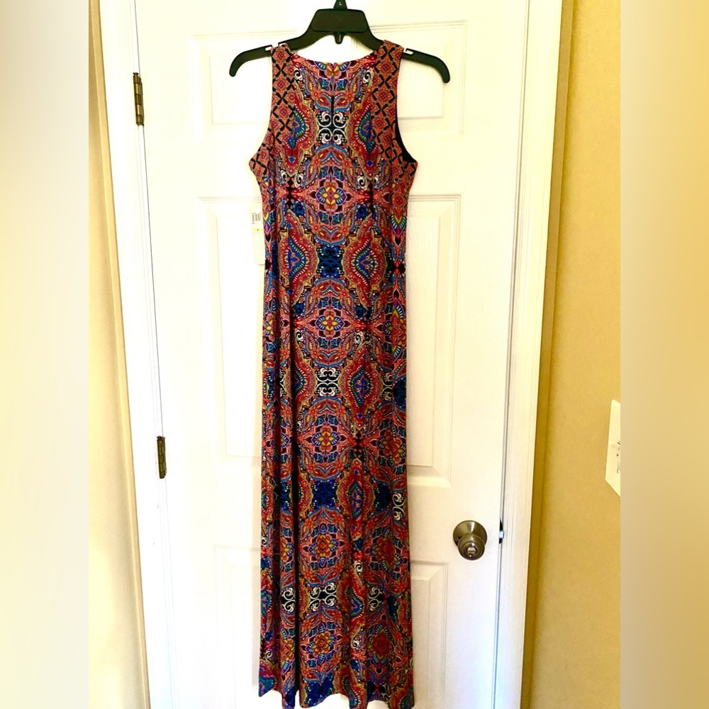 London Times maxi print dress